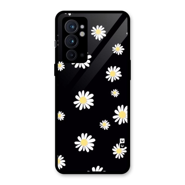 Simple Sunflowers Pattern Glass Back Case for OnePlus 9RT 5G