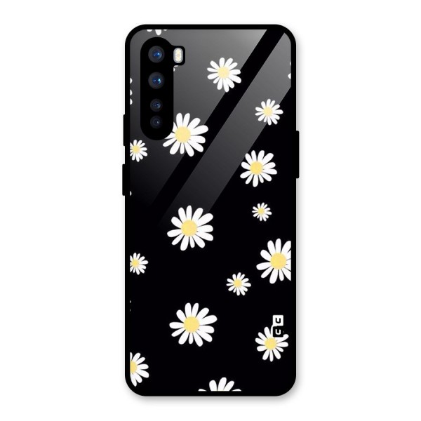 Simple Sunflowers Pattern Glass Back Case for OnePlus Nord