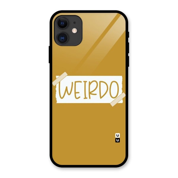 Simple Weirdo Glass Back Case for iPhone 11