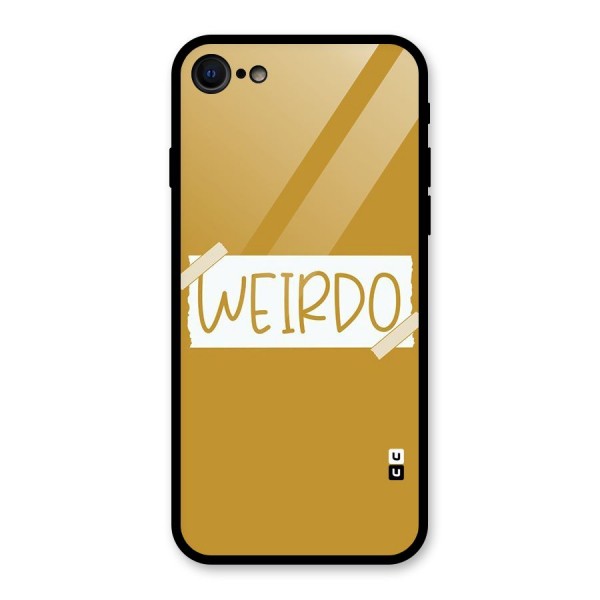 Simple Weirdo Glass Back Case for iPhone 8