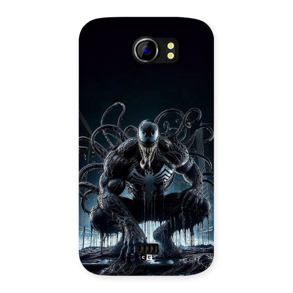 Sitting Venom Back Case for Canvas 2 A110