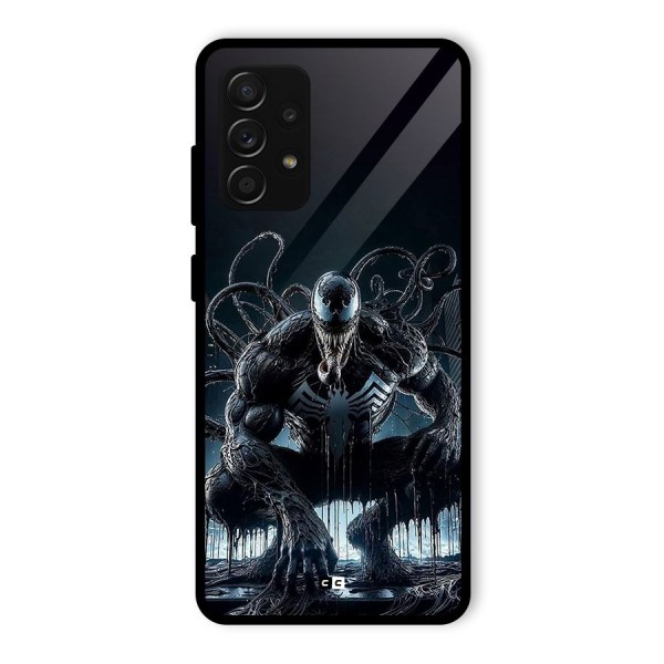 Sitting Venom Glass Back Case for Galaxy A53 5G