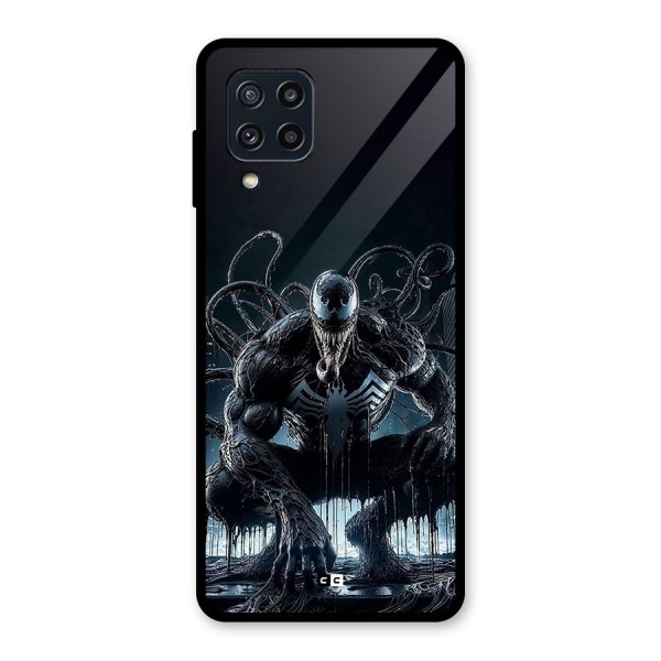 Sitting Venom Glass Back Case for Galaxy M32