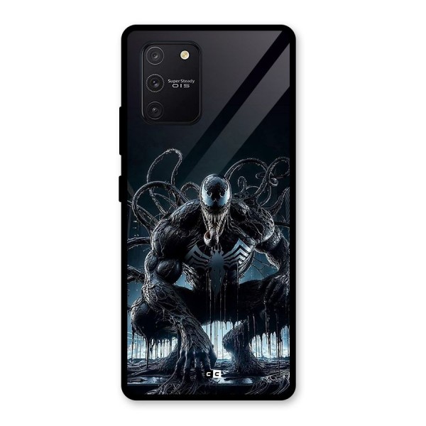 Sitting Venom Glass Back Case for Galaxy S10 Lite