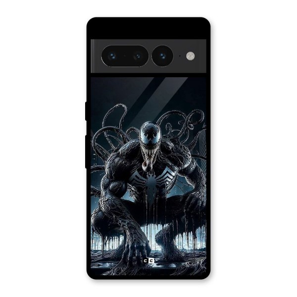 Sitting Venom Glass Back Case for Google Pixel 7 Pro