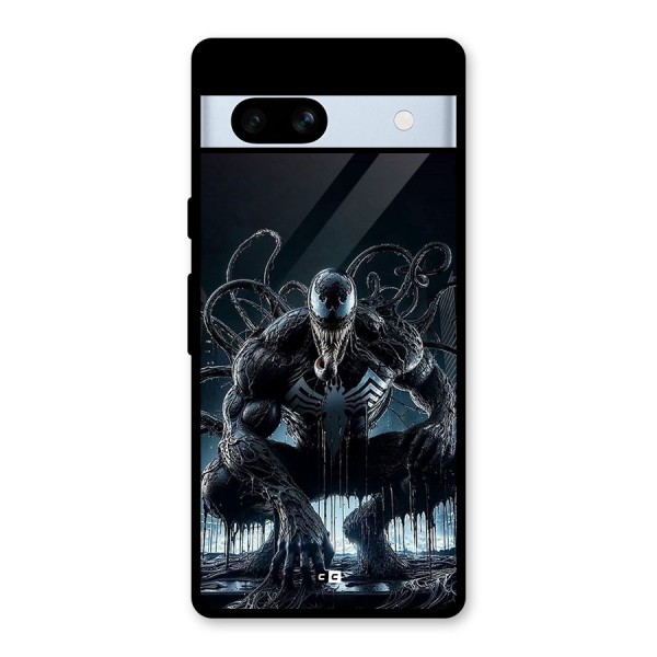 Sitting Venom Glass Back Case for Google Pixel 7a