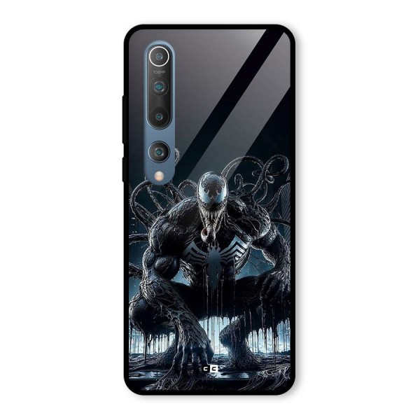 Sitting Venom Glass Back Case for Mi 10