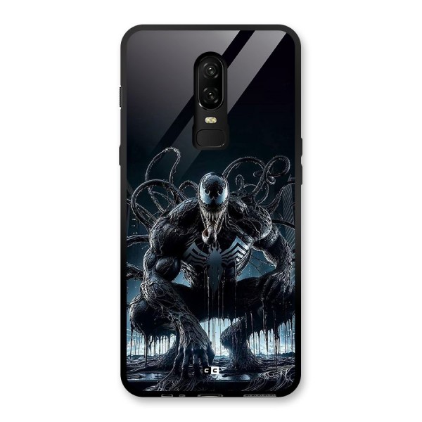 Sitting Venom Glass Back Case for OnePlus 6