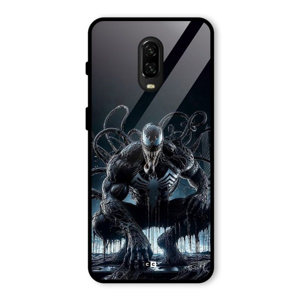 Sitting Venom Glass Back Case for OnePlus 6T