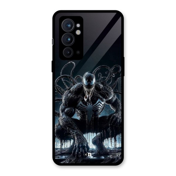 Sitting Venom Glass Back Case for OnePlus 9RT 5G