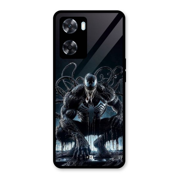 Sitting Venom Glass Back Case for Oppo A77