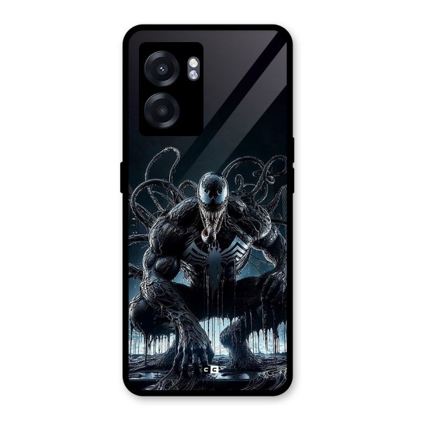 Sitting Venom Glass Back Case for Oppo K10 (5G)