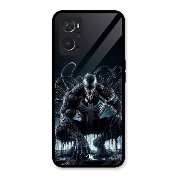 Sitting Venom Glass Back Case for Oppo K10 4G