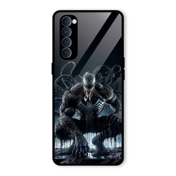 Sitting Venom Glass Back Case for Oppo Reno4 Pro