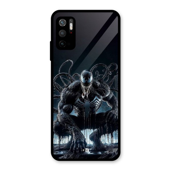 Sitting Venom Glass Back Case for Poco M3 Pro 5G