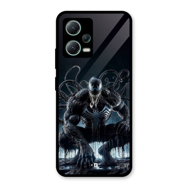 Sitting Venom Glass Back Case for Poco X5