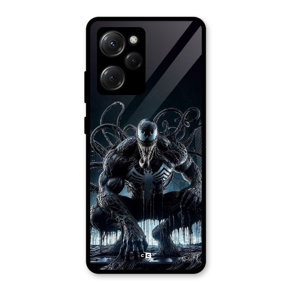 Sitting Venom Glass Back Case for Poco X5 Pro