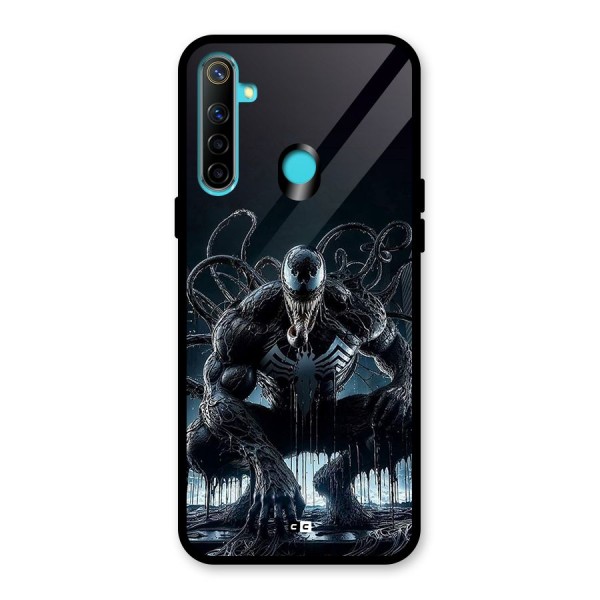 Sitting Venom Glass Back Case for Realme 5