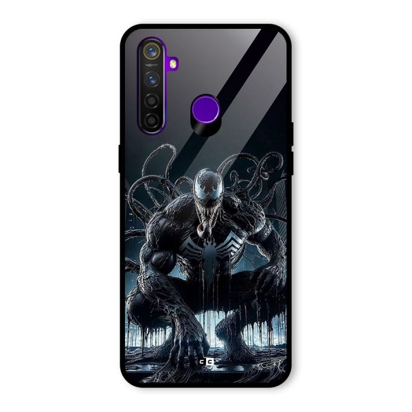 Sitting Venom Glass Back Case for Realme 5 Pro