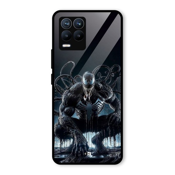 Sitting Venom Glass Back Case for Realme 8