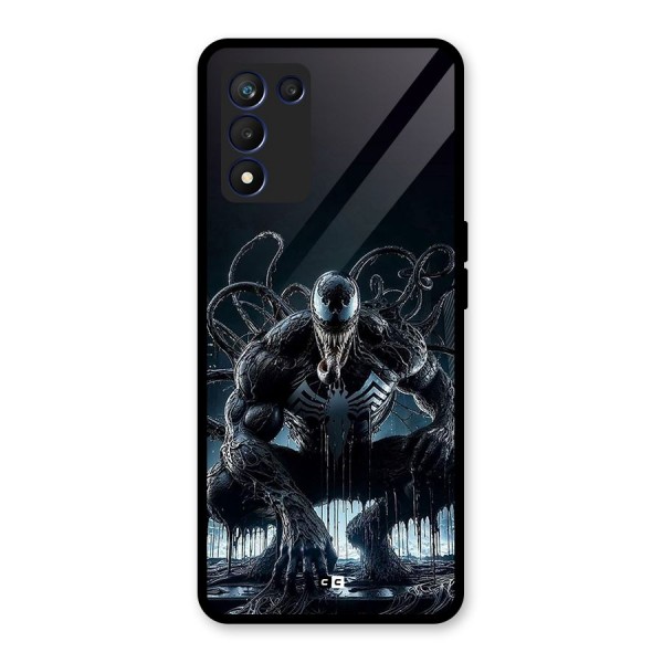 Sitting Venom Glass Back Case for Realme 9 5G Speed