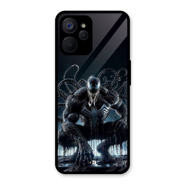 Sitting Venom Glass Back Case for Realme 9i 5G