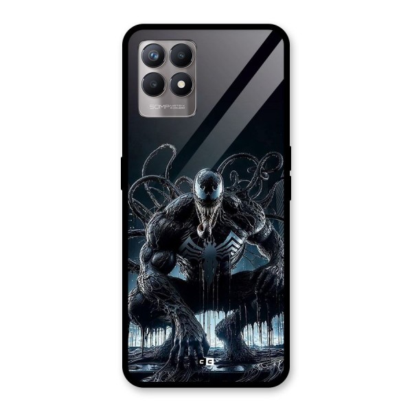 Sitting Venom Glass Back Case for Realme Narzo 50