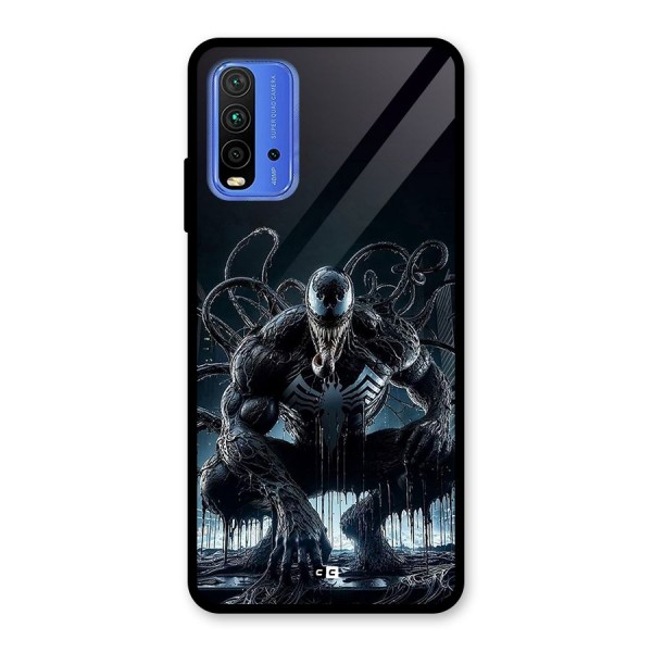 Sitting Venom Glass Back Case for Redmi 9 Power