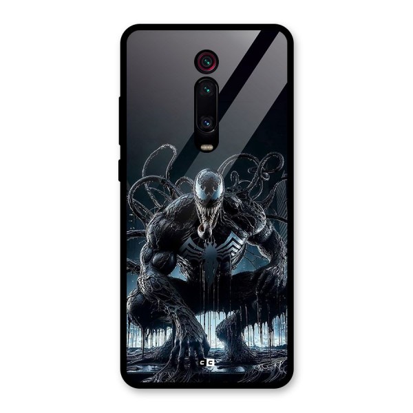 Sitting Venom Glass Back Case for Redmi K20