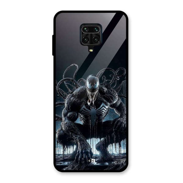 Sitting Venom Glass Back Case for Redmi Note 10 Lite