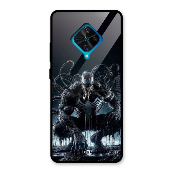 Sitting Venom Glass Back Case for Vivo S1 Pro