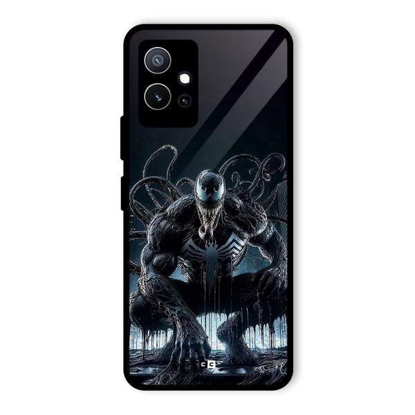 Sitting Venom Glass Back Case for Vivo T1 5G