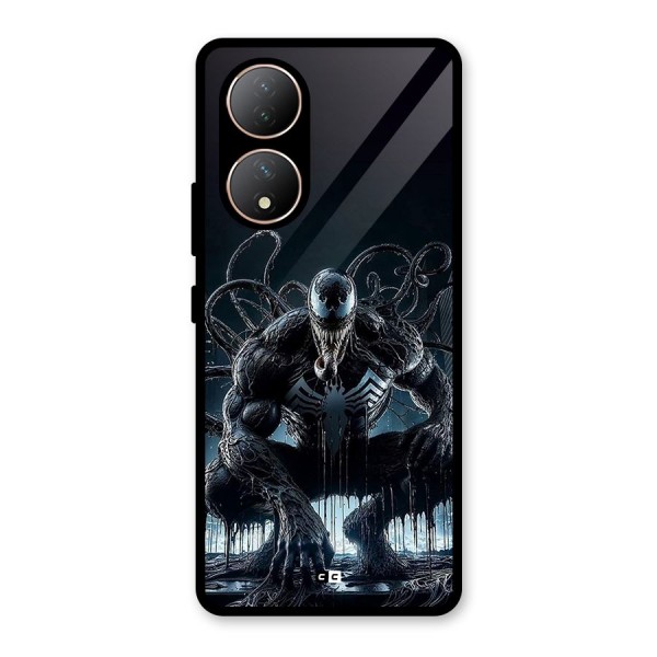 Sitting Venom Glass Back Case for Vivo T2