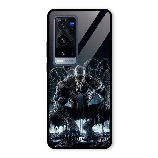 Sitting Venom Glass Back Case for Vivo X60 Pro Plus