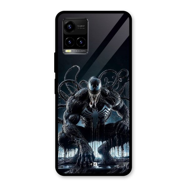 Sitting Venom Glass Back Case for Vivo Y21A