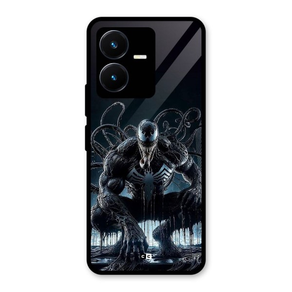 Sitting Venom Glass Back Case for Vivo Y22