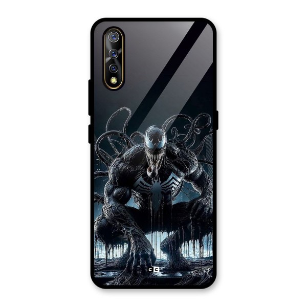 Sitting Venom Glass Back Case for Vivo Z1x