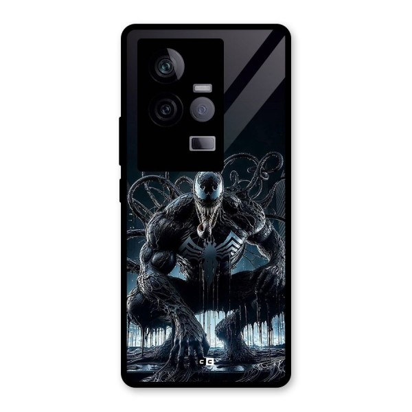 Sitting Venom Glass Back Case for Vivo iQOO 11 5G