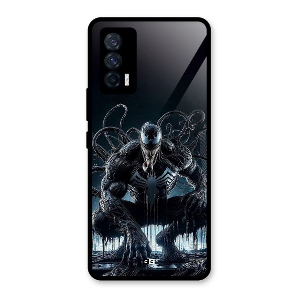 Sitting Venom Glass Back Case for Vivo iQOO 7 5G