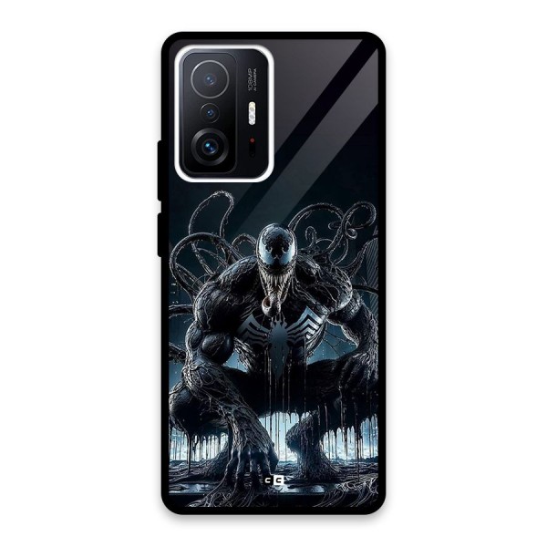 Sitting Venom Glass Back Case for Xiaomi 11T Pro