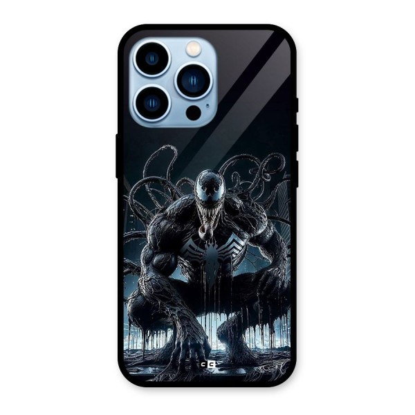 Sitting Venom Glass Back Case for iPhone 13 Pro