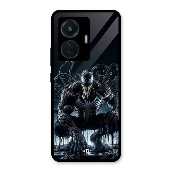 Sitting Venom Glass Back Case for iQOO Z6 44W