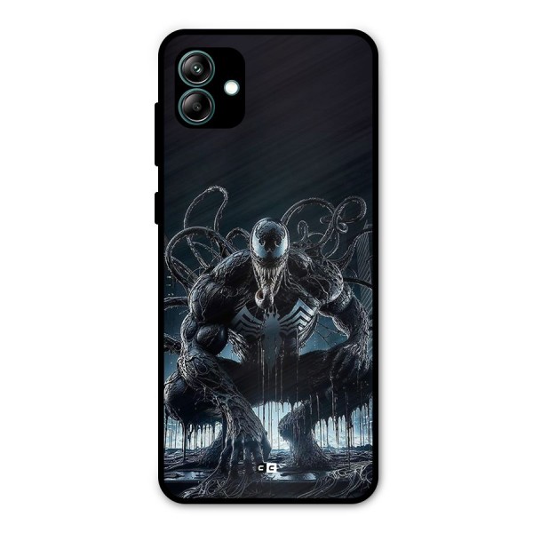 Sitting Venom Metal Back Case for Galaxy A04