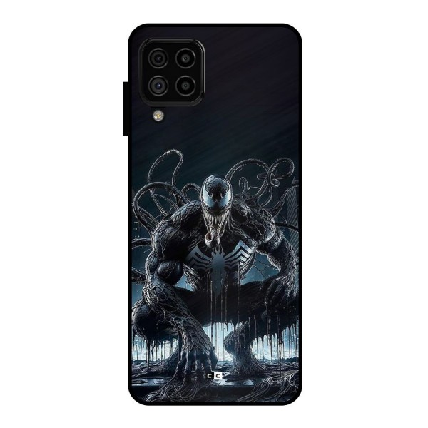 Sitting Venom Metal Back Case for Galaxy A22 4G