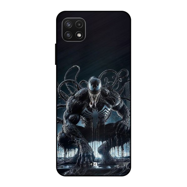 Sitting Venom Metal Back Case for Galaxy A22 5G