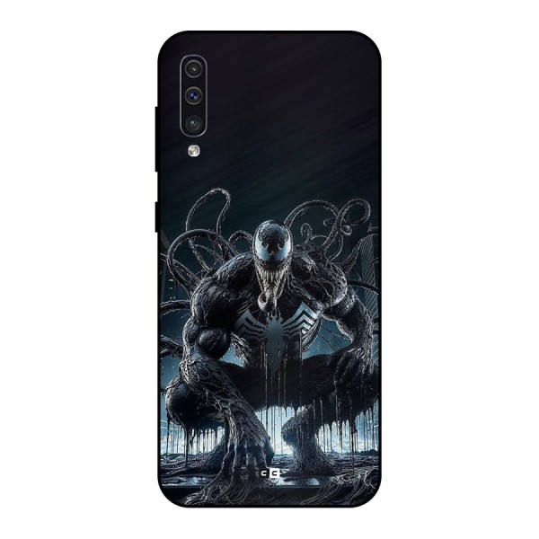 Sitting Venom Metal Back Case for Galaxy A30s