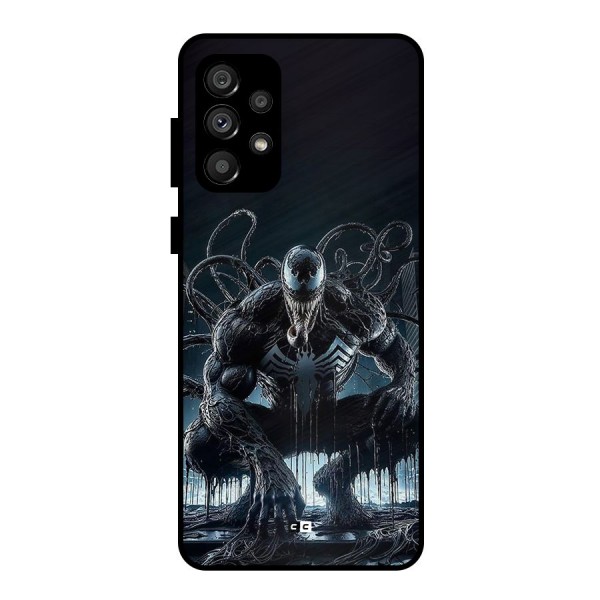 Sitting Venom Metal Back Case for Galaxy A73 5G