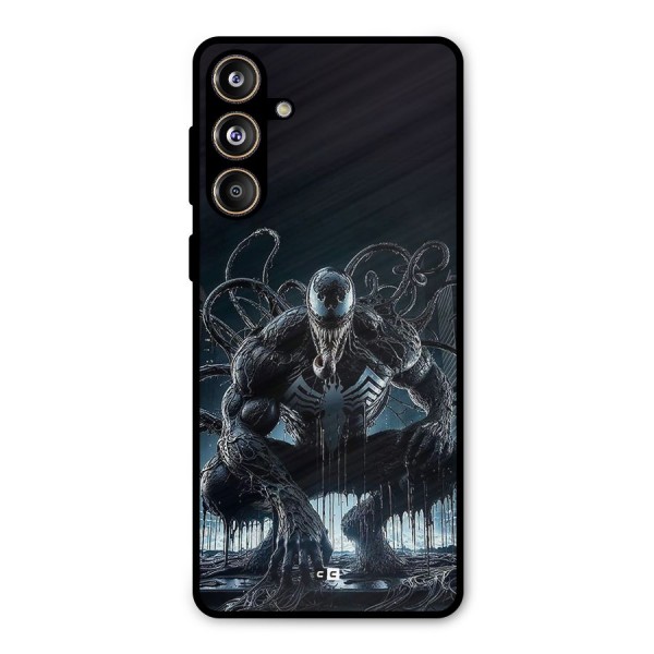 Sitting Venom Metal Back Case for Galaxy F55