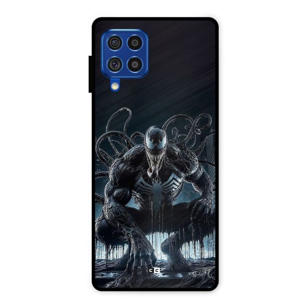 Sitting Venom Metal Back Case for Galaxy F62