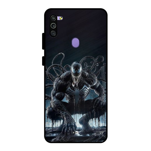 Sitting Venom Metal Back Case for Galaxy M11